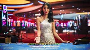 Antarmuka aplikasi mobile dewajp menampilkan permainan slot dan sportsbook